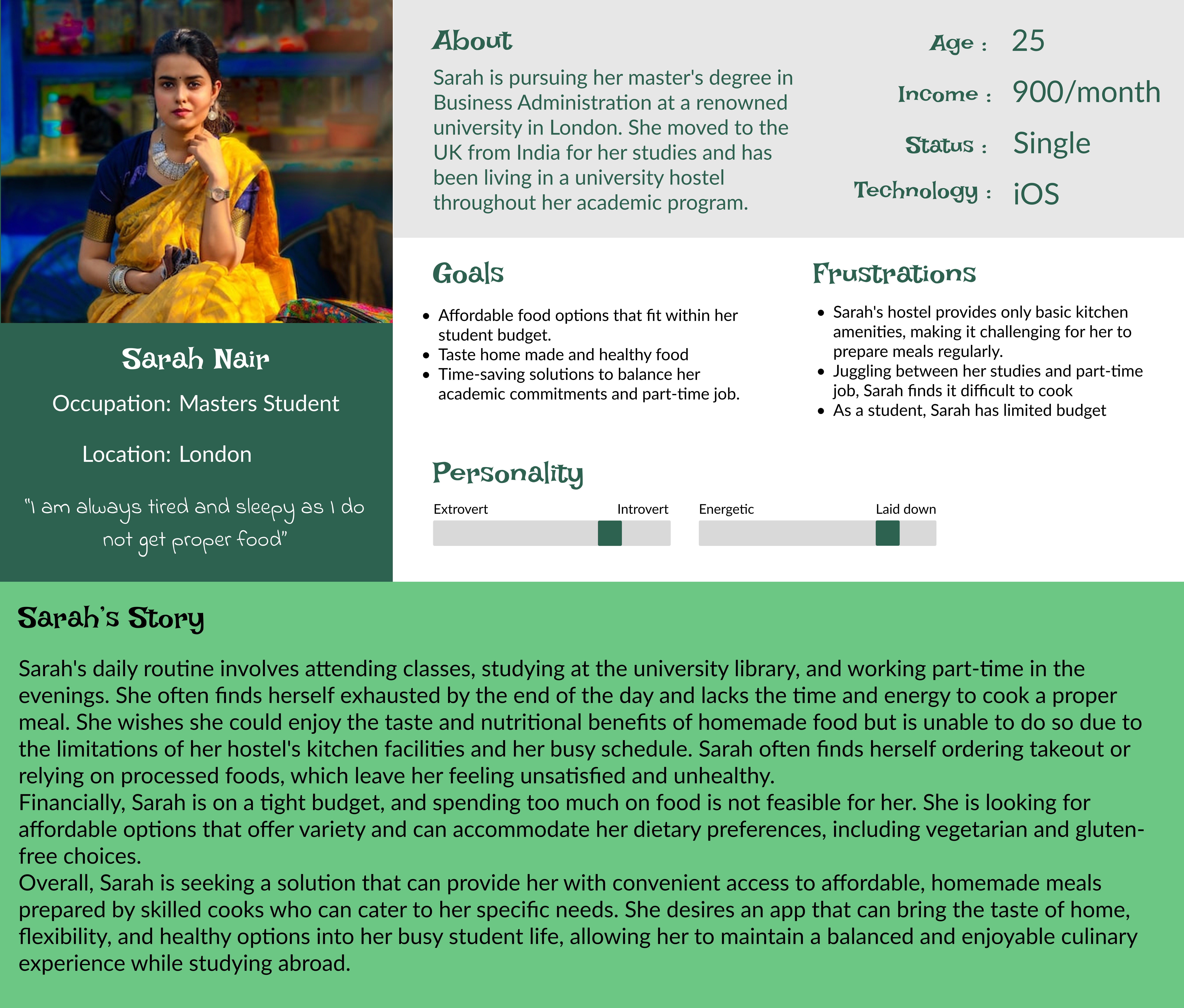 Sarah - International Student