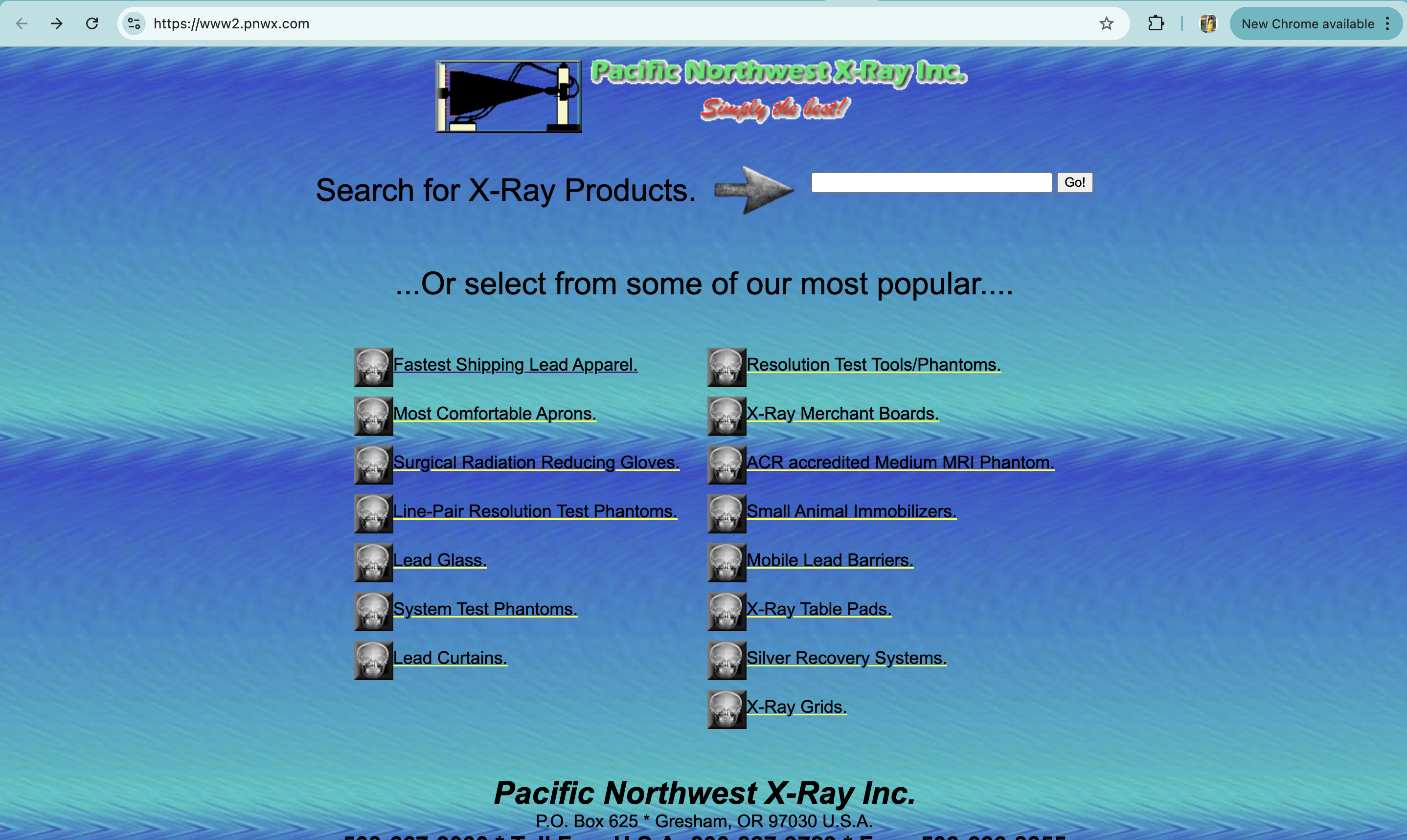 Original PNWX Homepage
